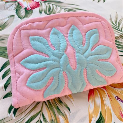 ポーチ☆ナウパカ | Shells Hawaiian Quilt