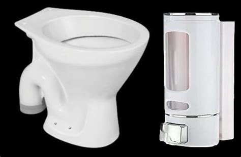 Senkiddpro Western Toilet Premium Ceramic EWC Toilet Seat STrap Commode ...