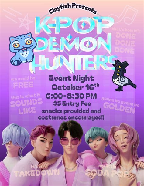K-Pop Demon Hunters Paint Night?, 5520 Johnston St Ste F, Lafayette, LA ...