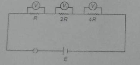 A student has set up an electrical orcuit as shown below. Compare the ...
