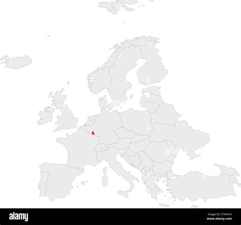 Location map of the GRAND DUCHY OF LUXEMBOURG, EUROPE Stock Vector Image & Art - Alamy