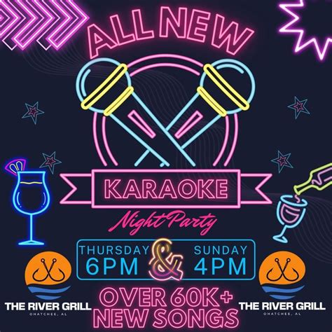 ALL NEW KARAOKE NIGHTS AT THE RIVER GRILL OHATCHEE, 7818 AL Highway 77 ...