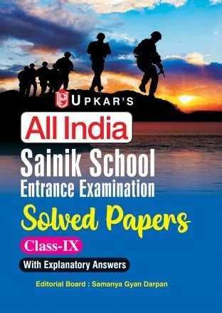 Buy All India Sainik School Entrance Examination Solved Papers (With ...