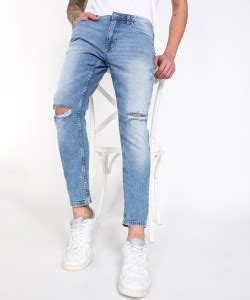 FLYING MACHINE Tapered Fit Men Blue Jeans - Buy FLYING MACHINE Tapered ...