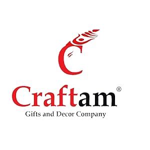 Craftam Polyresin Orange Ganesha Statue for Car Dashboard God Ganesh ...