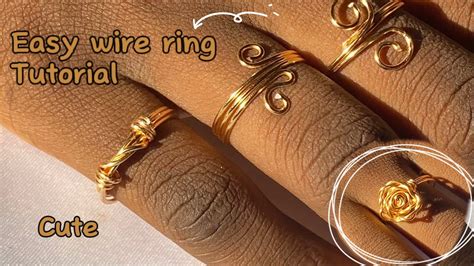 Easy Wire Ring Tutorial 的图像结果