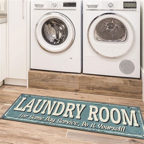 Amazon.com: Laundry Room Rug Area Rug Runner Non Slip Soft Laundry Mats ...