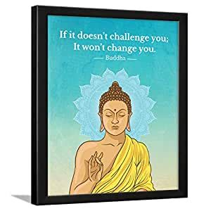 Chaka Chaundh - Suitable buddha quotes wall frames - Buddha frame with ...