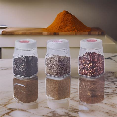 AM0659 CELLO Classic Canister Glass Jar 300ml (Set of 3) – Amd-Deodap