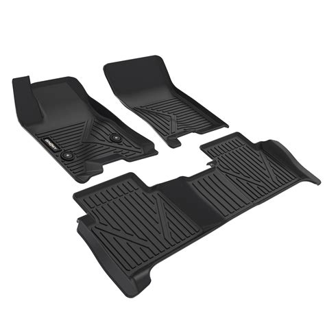 GINOWY®-TPE Floor Mats for Chevy Colorado 2023 2024 Crew Cab & GMC ...