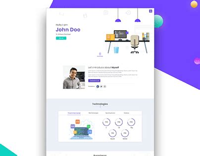Image result for Software Developer Profile HTML