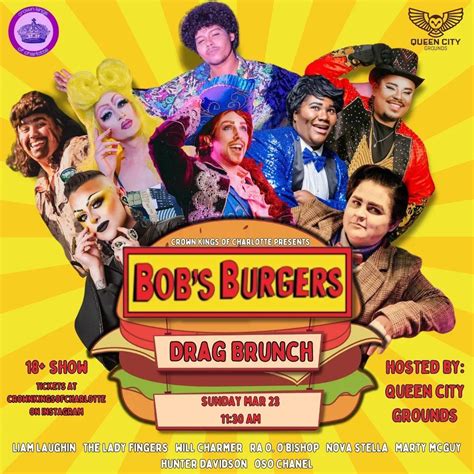 Bobs Burgers Drag Brunch at Queen City Grounds, Queen City Grounds ...
