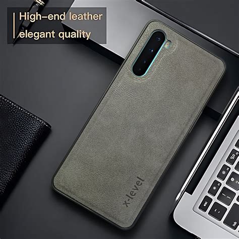 X-LEVEL Grey Leather Case for Oneplus Nord – The Hatke