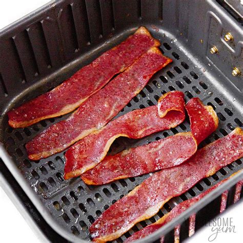 Turkey Bacon In The Air Fryer (Fast & Crispy!) - Wholesome Yum