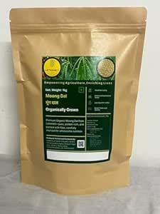 Letskheti Organic Moong Dal, Unpolished Yellow Lentils, 1 kg, Mung Dal ...