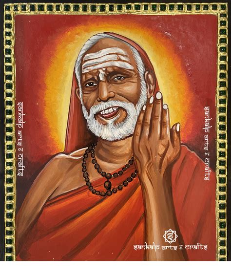 Maha Periyava Tanjore Painting – SANKALP ARTS & CRAFTS