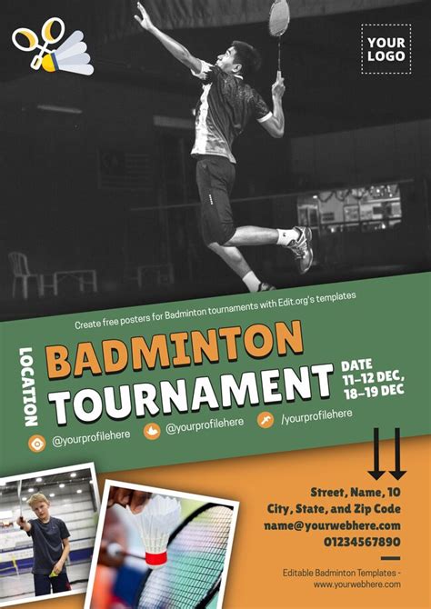 Badminton Training Program Poster 的图像结果