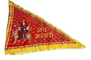 The Krishna Poojan Vatika Durga Mata A-Foldable Hand Flag Price in ...