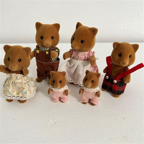 Sylvanian Calico Critters Fox Family Lot | #3928913446