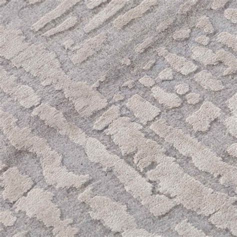 Slate Hand Knotted Woollen And Silk Rug – Obeetee Carpets India