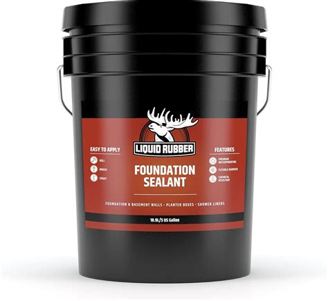 Liquid Rubber Concrete Foundation and Basement Sealant - Indoor ...