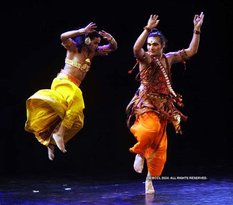 Artistes entertain the audience with their beautiful performance during ...