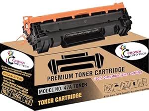 47A Toner Cartridge for HPP CF247A for HPP Laserjet Pro M16w, M16a, MFP ...