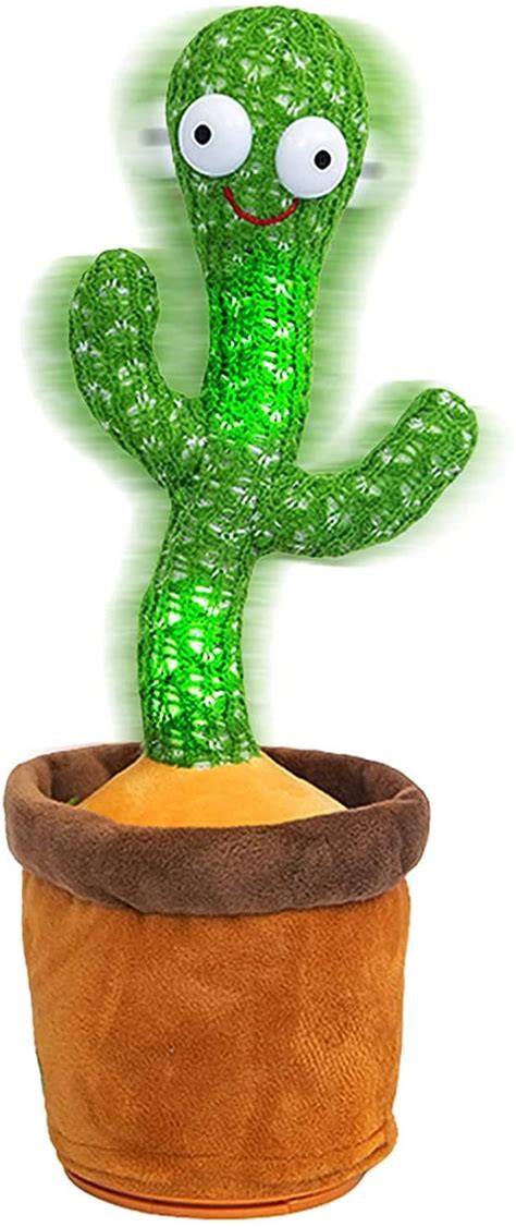Buy TikTok Dancing Cactus Plush Toy USB Charging, Repeats What You say ...