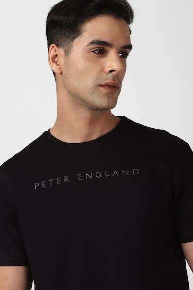 Buy Men Black Solid Round Crew Neck Crew Neck T-shirt Online - 937740 ...