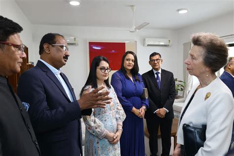 Alumnus Capt John Prasad Menezes interacting with Princess Royal HRH ...