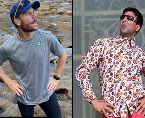 “Who did it better?” - David Warner asks after posing like Akshay Kumar