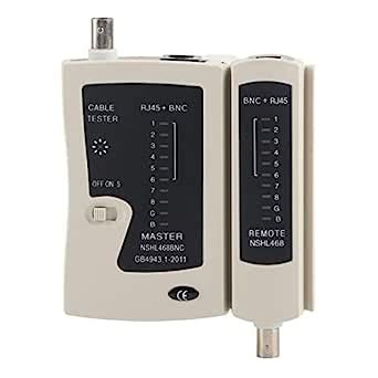 YG468B Cable Tester, Professional RJ45+BNC Cable Tester, Fast Accurate ...