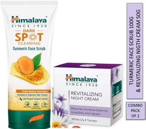 HIMALAYA Dark spot clearing turmeric face scrub 100g & revitalizing ...
