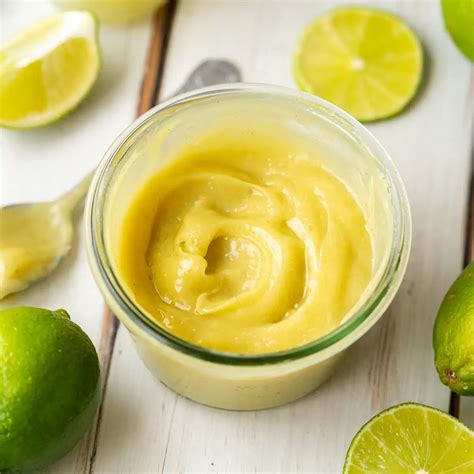 Easy Eggless Lime Curd - Addicted to Dates