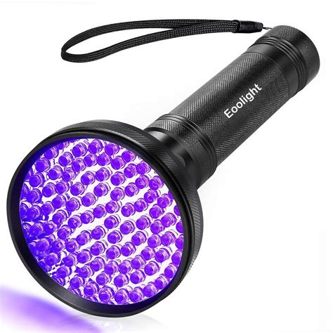 PrimePickMart Black Light UV Flashlight 100 LED 395nm Ultraviolet ...