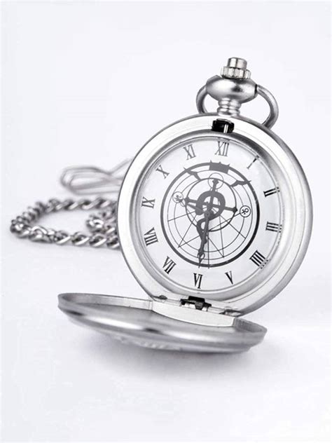 ComicSense Fullmetal Alchemist Anime Metal Pocket Watch WATCH-SET-METAL ...