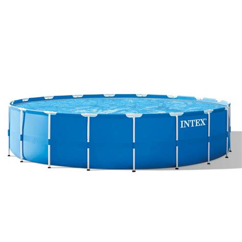 Buy Intex 18Ft X 48In Metal Frame Pool Set Online at Lowest Price in ...