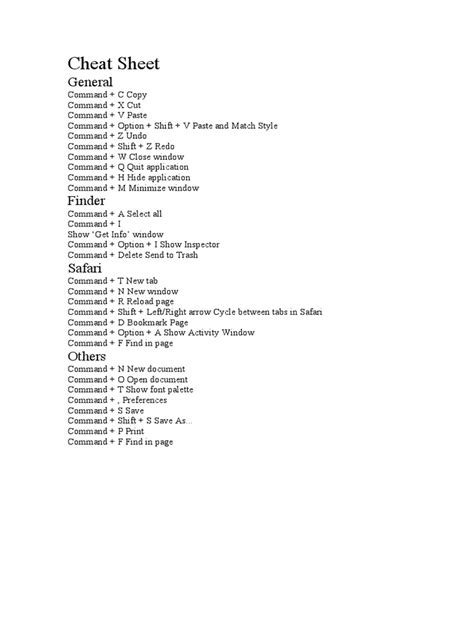 Image result for Mac Command Guide