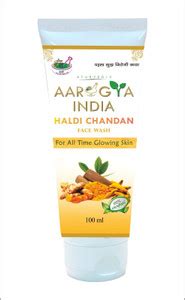 Aarogya India Haldi Chandan Facewash: Purify and Rejuvenate with Haldi ...