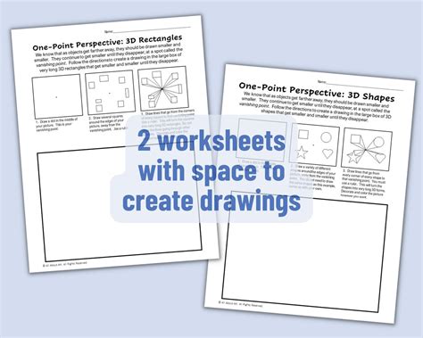Image result for One Point Perspective Drawing Worksheet