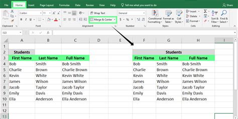Image result for Merge Excel Columns