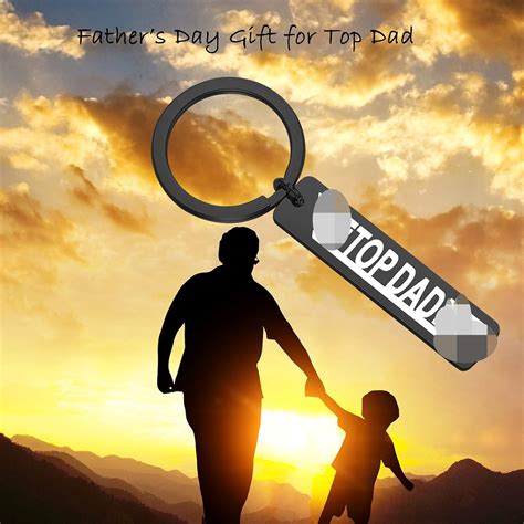 Buy HOLLP Inspired Jewelry Top Dad Top Papa Top Grandpa Keychain Gun ...