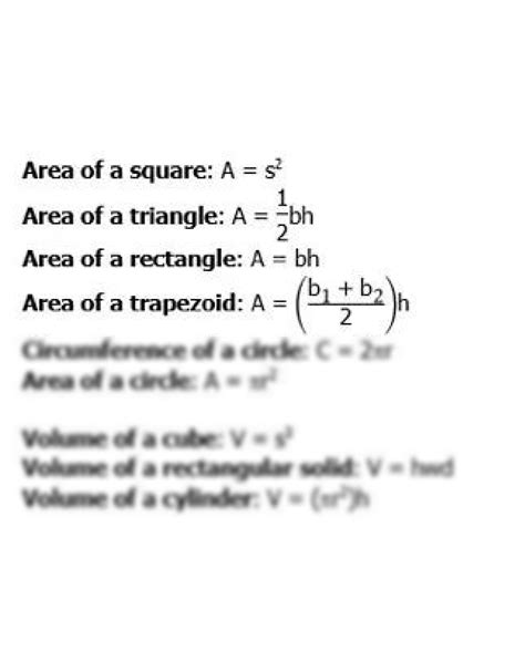 Image result for Basic Mathematics Formula