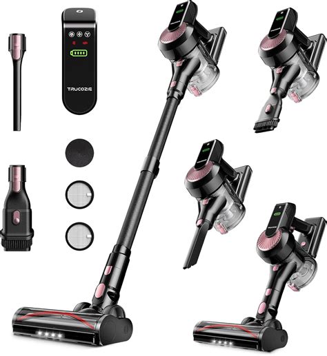 Cordless Vacuum Cleaner, 40Kpa 45Mins Vacuum Cleaners for Home, 8-in-1 ...