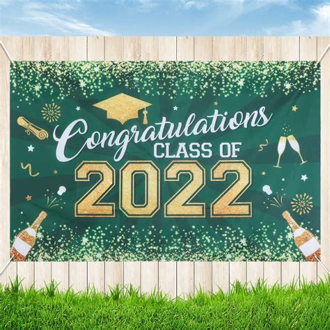 Buy Graduation Party Decorations 2022 Supplies,Class of 2022 Banner ...