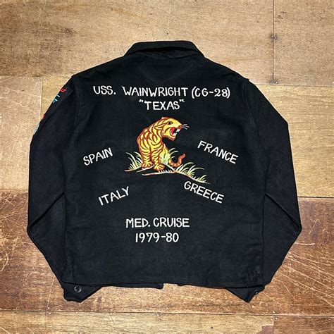'79 Souvenir Jacket "USS. WAINWRIGHT(C6-28) | DESERTSNOW