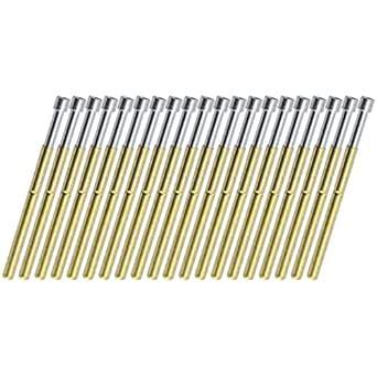 MEETOOT 20pcs P125-A Spring Test Probe Pogo Pin Test Tools Dia 2.5mm ...