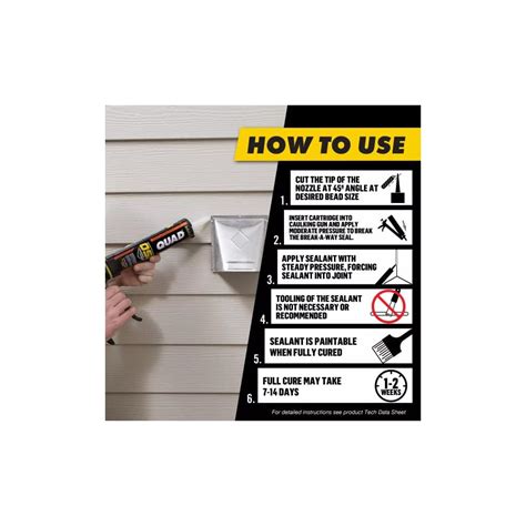 Buy OSI Quad Window, Door and Siding Sealant Clear 000, 10 fl oz ...