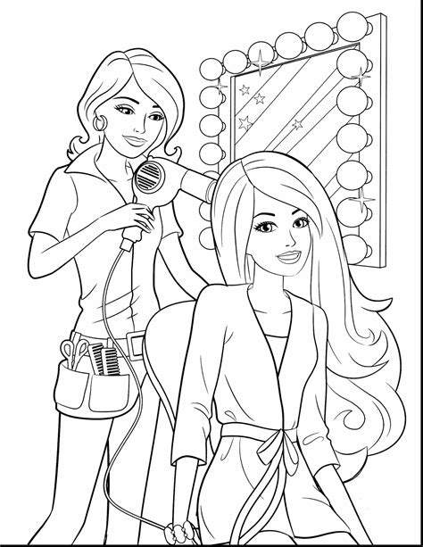Barbie Coloring Pages Online | BubaKids.com