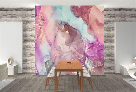 T0989 Wallpaper Abstraction with flowing colors -> iwiDecor.com